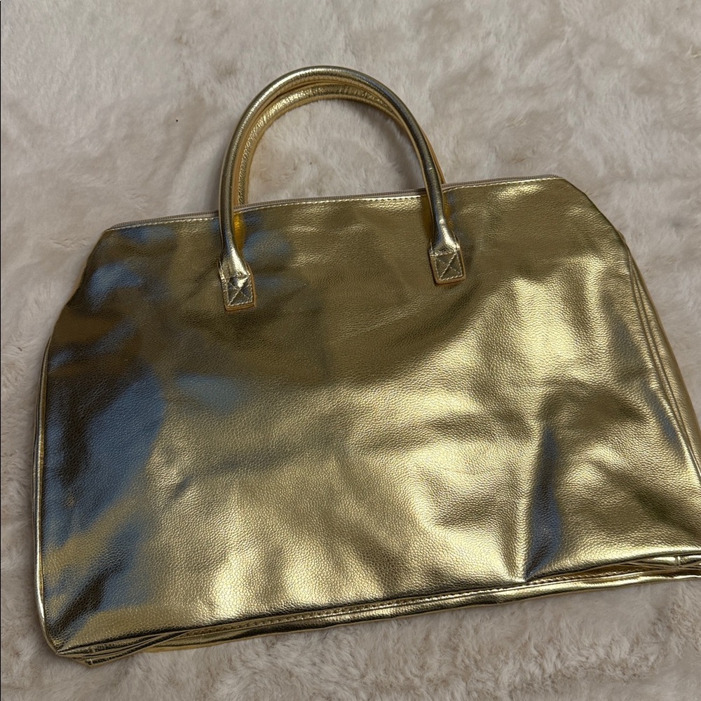 Michael Kors Gold Weekender Gift Tote - Picture 3 of 10